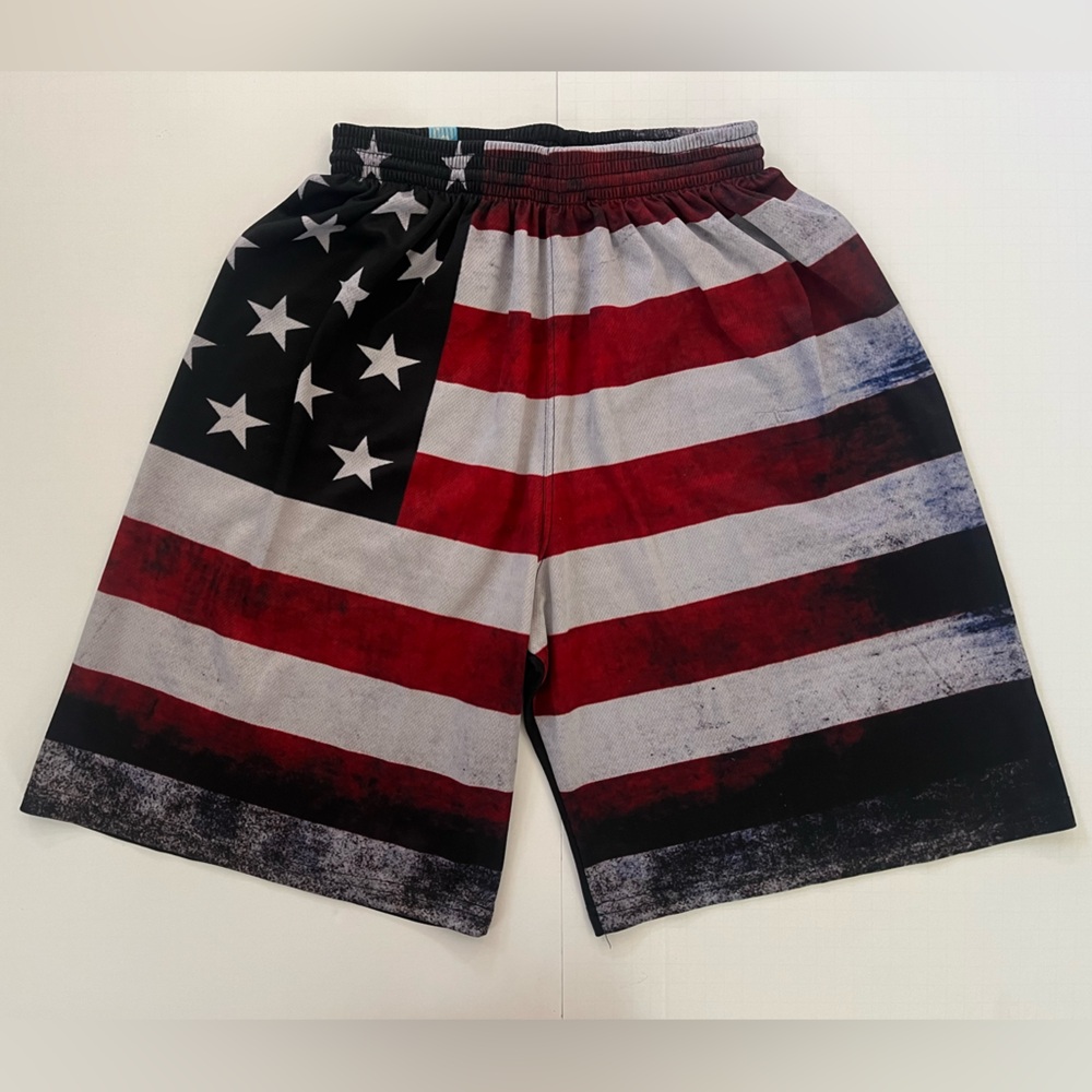 American Flag Basketball Shorts